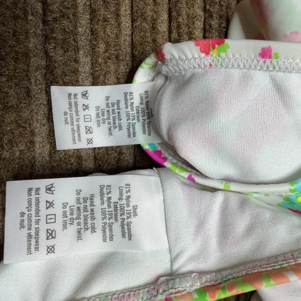 Kids Bundle (2) 2T Swimwear 2 PC Sets EGG Cheetah Print / Janie and Jack Floral